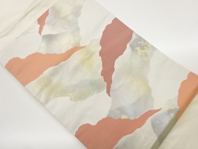 JAPANESE NAGOYA OBI / WOVEN MICHINAGADORI